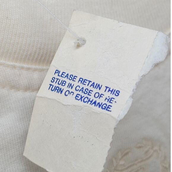 Ann Taylor Vintage Crew Neck Logo Single Stitch Short Sleeve Ladies T Shirt - Picture 10 of 12